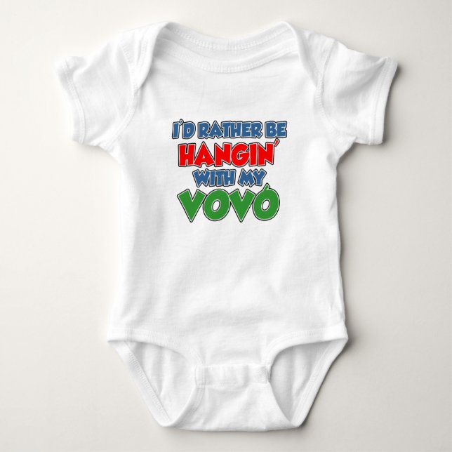 Camiseta A preferencialmente seja Hangin com meu Vovo (Frente)