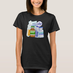 Camiseta A Pressão Está Sobre Farmacologia de Cuidados Crít