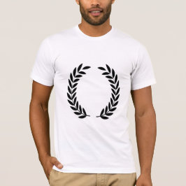 Camiseta A Preta Laurel Wreath Clássica Vitória.