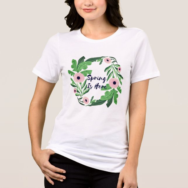 Camiseta A Primavera Chegou (Frente)