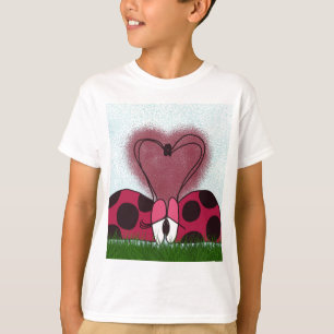 Camiseta A Primeira Ilustração De Ladybugs