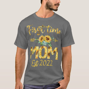 Camiseta A Primeira Vez Que Mãe De 2022 Girassol Foi Promov