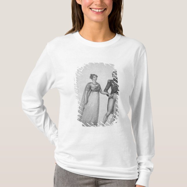 Camiseta A princesa Charlotte of Wales e Prince (Frente)