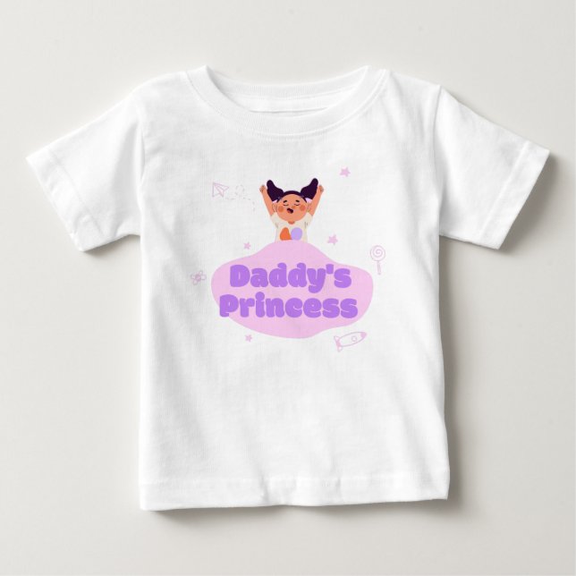 Camiseta A Princesa do Papai está Feliz (Frente)
