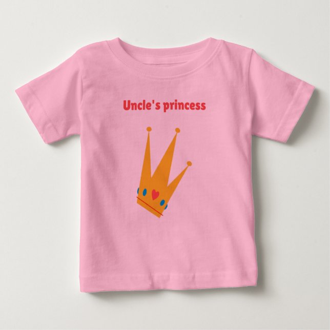 Camiseta A princesa do tio (Frente)
