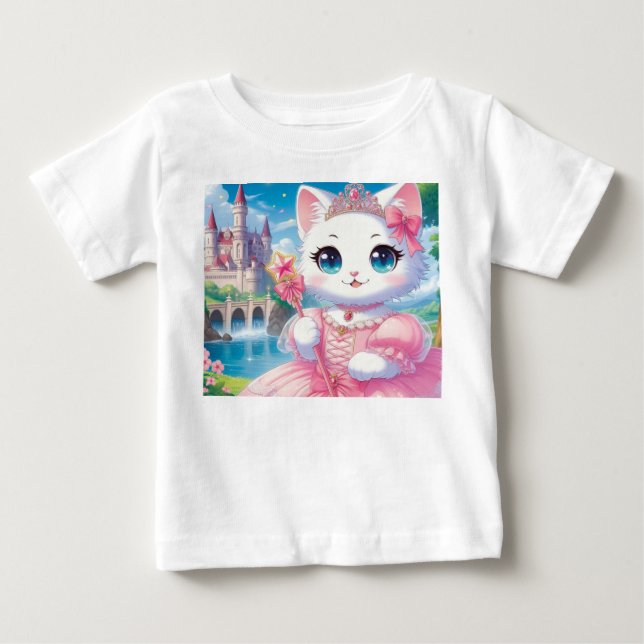 Camiseta A Princesa Gatinho (Frente)