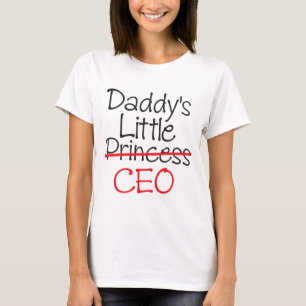 Camiseta A princesa pequena do pai - o CEO pequeno do pai