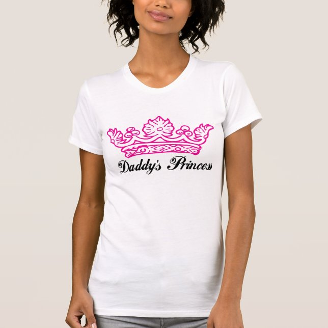 Camiseta A princesa T do pai (Frente)