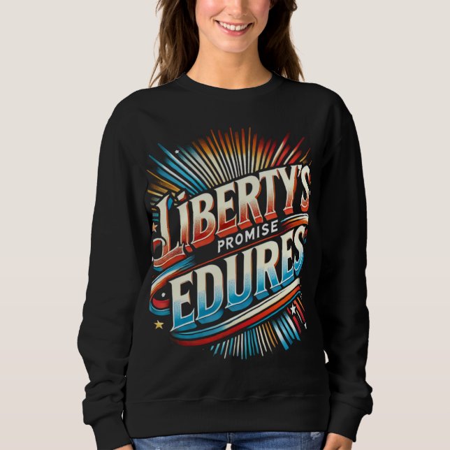 Camiseta A promessa da liberdade é consistente (Frente)