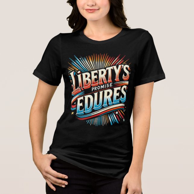 Camiseta A promessa da liberdade é consistente (Frente)