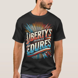 Camiseta A promessa da liberdade é consistente