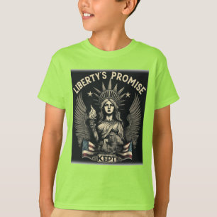 Camiseta A promessa da Liberdade manteve T,sert