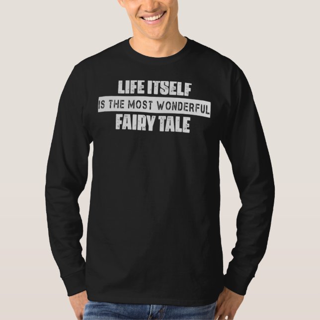 Camiseta A Própria Vida É O Gráfico Do Humor Da Leite (Frente)