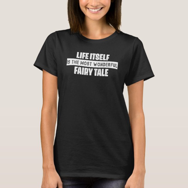 Camiseta A Própria Vida É O Gráfico Do Humor Da Leite (Frente)