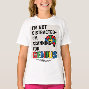 Camiseta A prosperar com o ADHD "EU NÃO ESTOU DIVIDIDO"