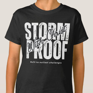 Camiseta À Prova de Tempestade Com Cristo - Espírito Santo