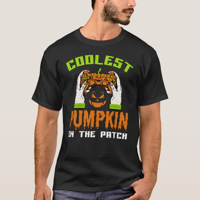 Camiseta A Pumpkin Mais Fria Do Patch Halloween (Frente)