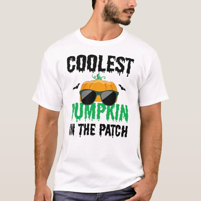 Camiseta A Pumpkin Mais Fria Do Patch Halloween (Frente)
