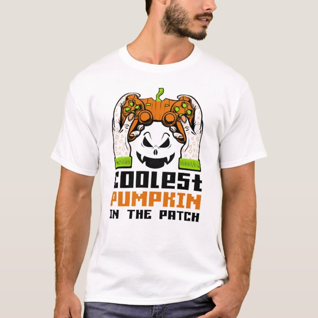 Camiseta A Pumpkin Mais Fria Do Patch Halloween (Frente)