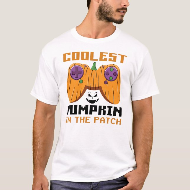 Camiseta A Pumpkin Mais Fria Do Patch Halloween (Frente)