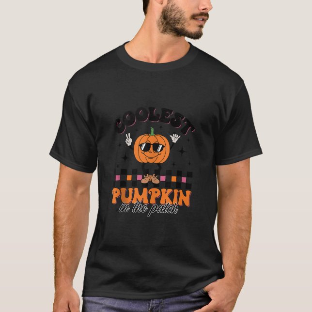 Camiseta A Pumpkin Mais Fria Do Patch Halloween Toddler Boy (Frente)