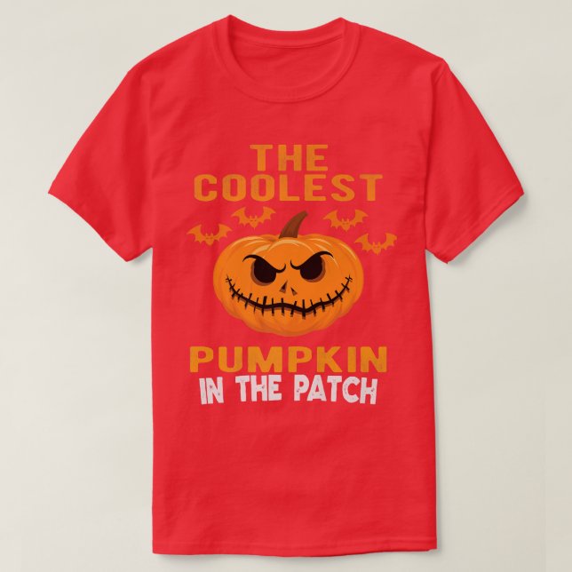 Camiseta A Pumpkin Mais Fria Do Patch Halloween Unicorn (Frente do Design)