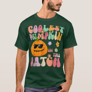 Camiseta A Pumpkin Mais Fria Nas Crianças De Patch Meninos