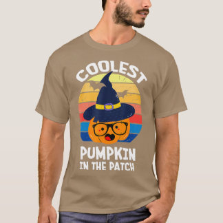 Camiseta A Pumpkin Mais Fria No Hallowee Dos Meninos Da Pat