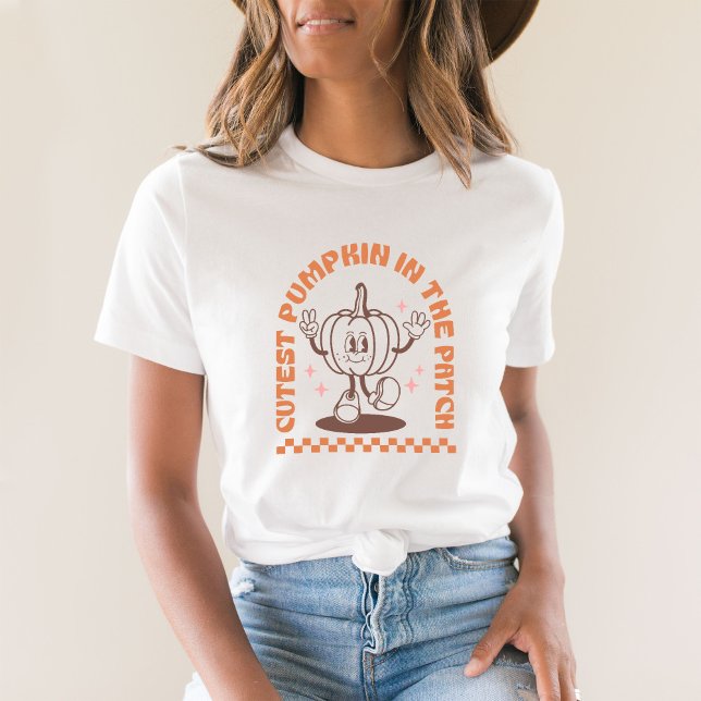 Camiseta A Pumpkin Mais Justa na Camisa-T (Criador carregado)