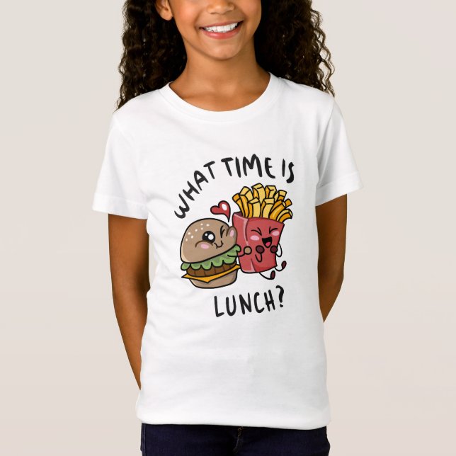 Camiseta A que horas é o almoço (Frente)
