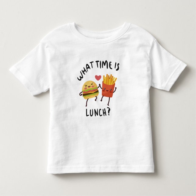 Camiseta A que horas é o almoço (Frente)