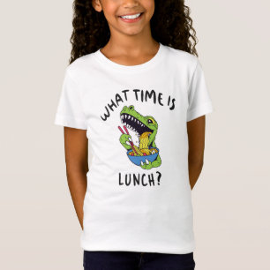 Camiseta A que horas é o almoço