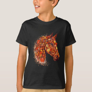 Camiseta A queda da face do cavalo deixa o dia de Ação de G