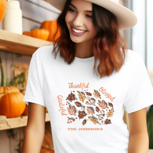 Camiseta A Queda de Ação de Graças deixa o moderno nome da