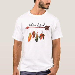 Camiseta A queda de agradecimento do outono deixa homens de