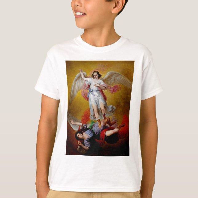 Camiseta A queda de Lucifer por Antonio Maria Esquivel (Frente)