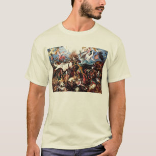 Camiseta A queda de Pieter Bruegel "dos anjos rebelde "