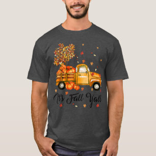 Camiseta A queda de Pumpkin Caiu na Árvore de outono