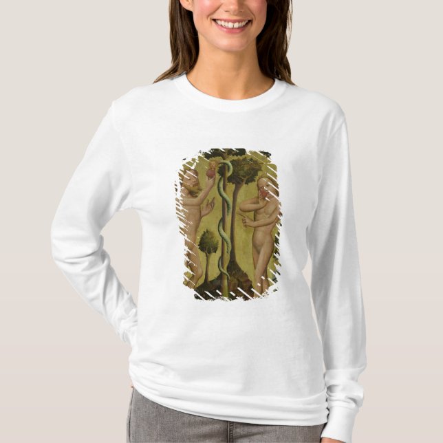 Camiseta A queda, detalhe do Altarpiece de Grabow (Frente)