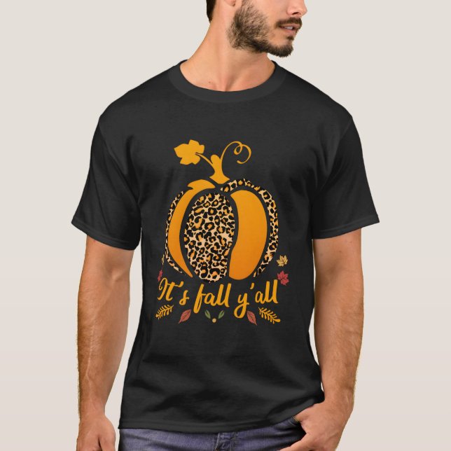 Camiseta A Queda do Yall Lepard Pumpkin Caiu (Frente)