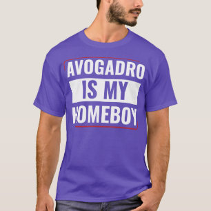 Camiseta A Química de Ciências Químicas Funny Avogadro é a