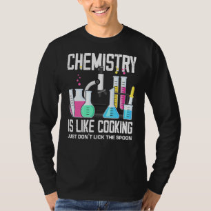 Camiseta A Química É Como Cozinhar, Apenas Não Grita A Cola