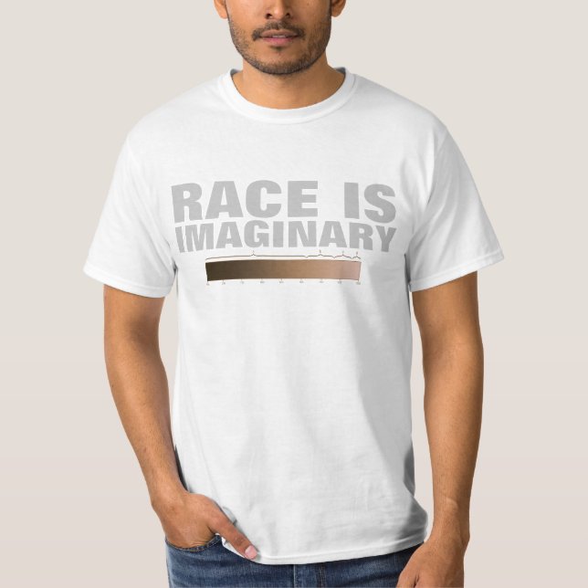 Camiseta A raça é imaginária (Frente)