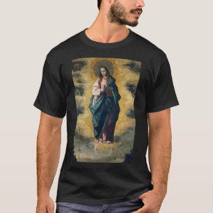 Camiseta A Radiância Celestial da Imaculada Conceição Arte