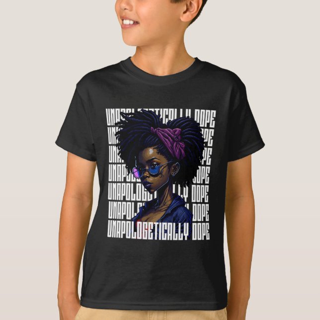 Camiseta A Rainha Afro Sem Peça De Desculpas Faz História N (Frente)