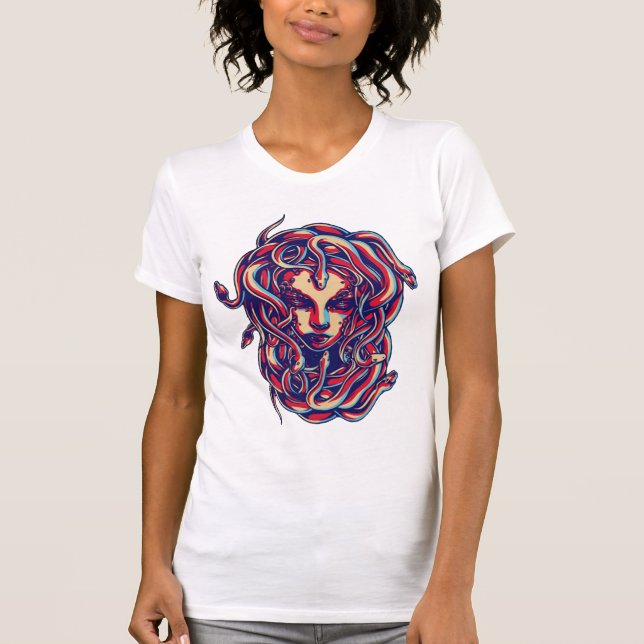 Camiseta A Rainha de Cobra Medusa (Frente)