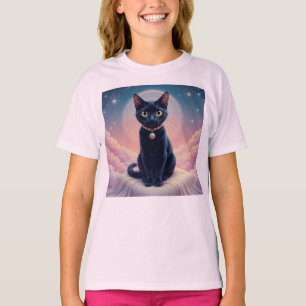 Camiseta A Rainha Do Céu Do Gato Preto