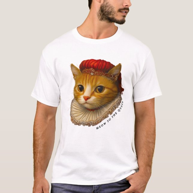 Camiseta A Rainha do Gato (Frente)