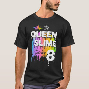Camiseta A Rainha Do Slime Está Transformando 8 Rainhas Sli