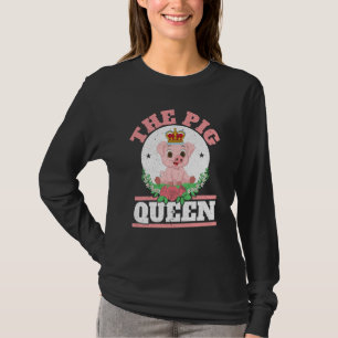 Camiseta A Rainha dos Porcos Fazenda Animal Porquinho Fazen